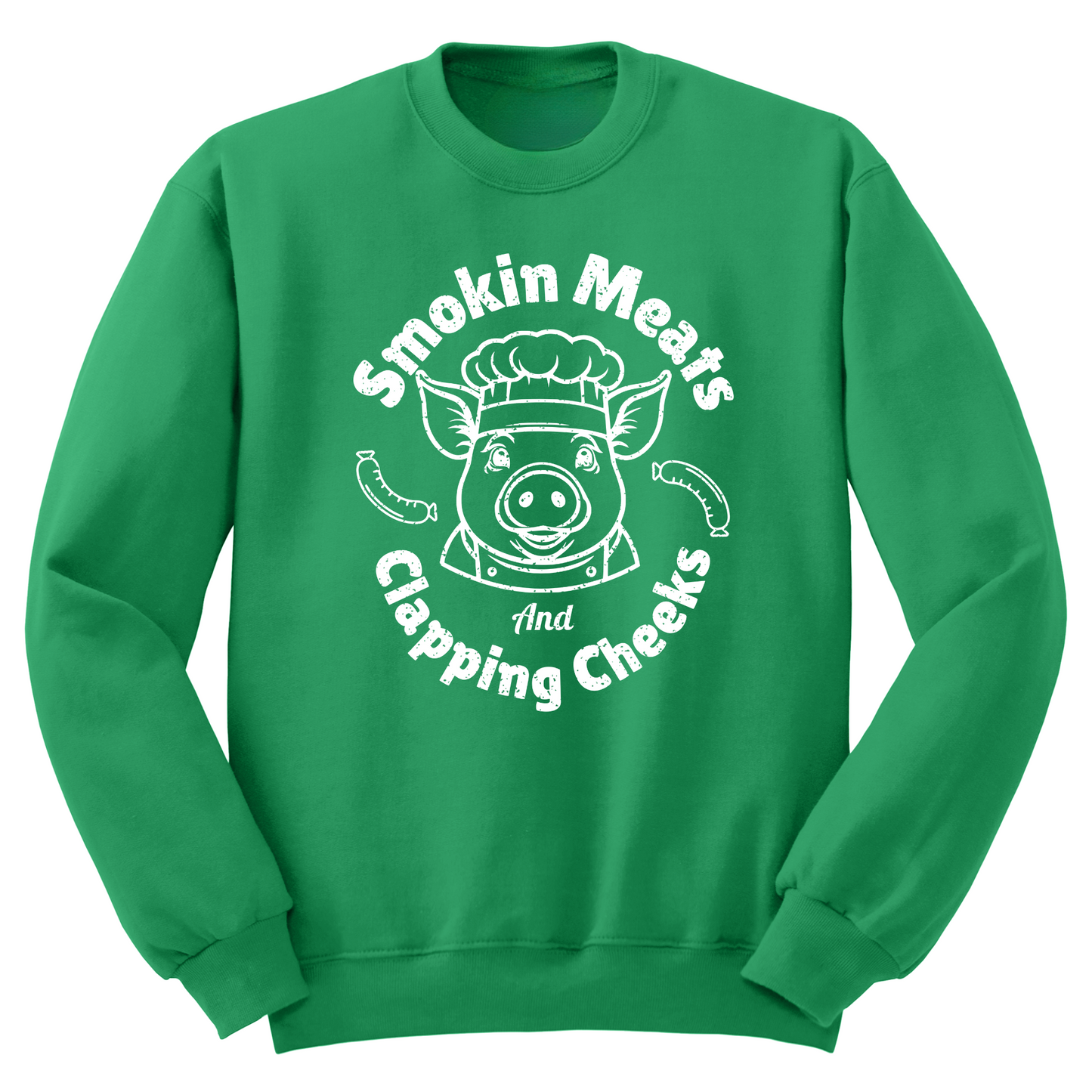 Smokin Meats Clappin Cheeks Crewneck Sweater