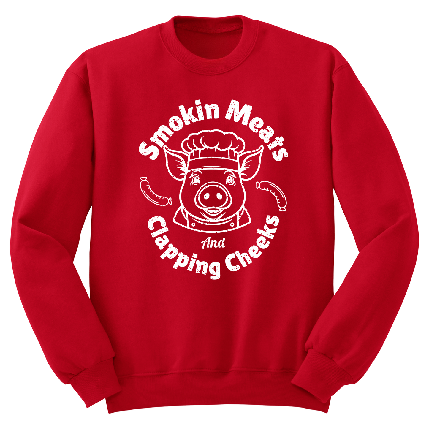 Smokin Meats Clappin Cheeks Crewneck Sweater