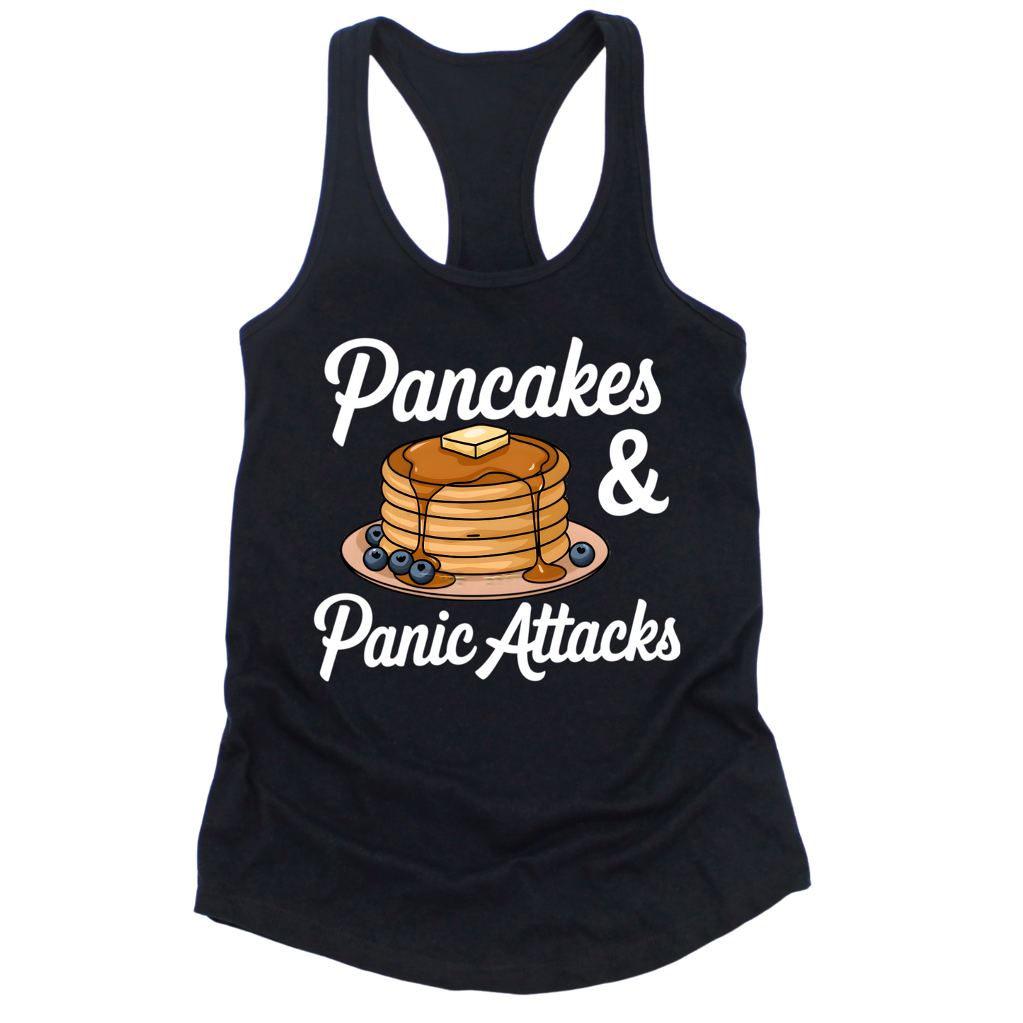 Pancakes And Panic Attacks Womens Tank Top