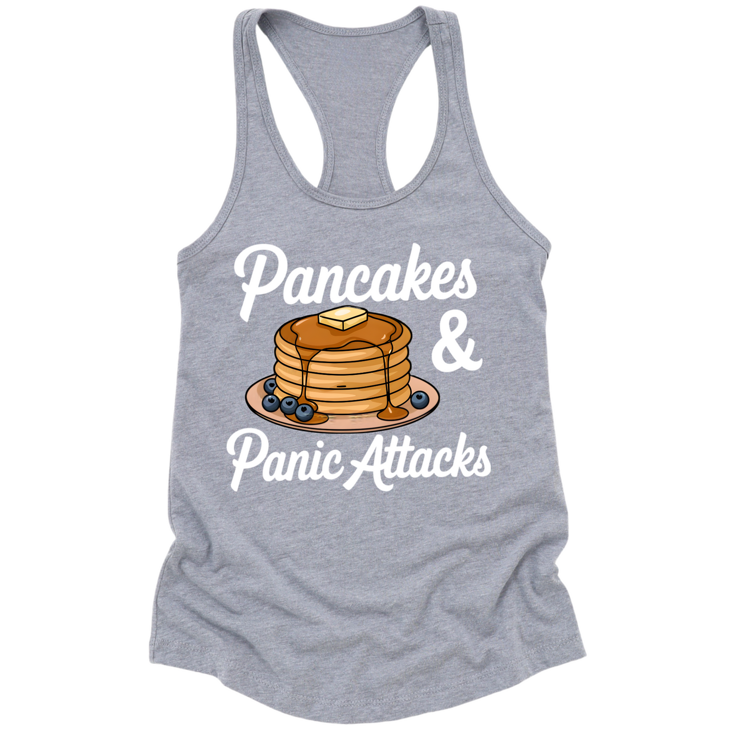 Pancakes And Panic Attacks Womens Tank Top