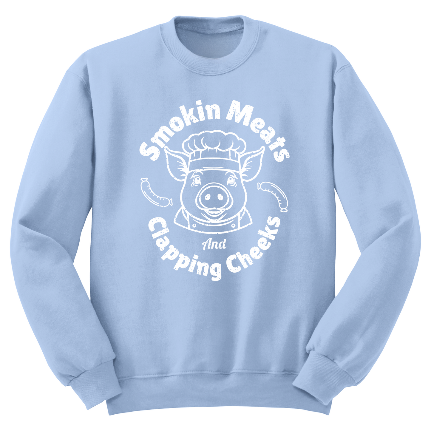 Smokin Meats Clappin Cheeks Crewneck Sweater