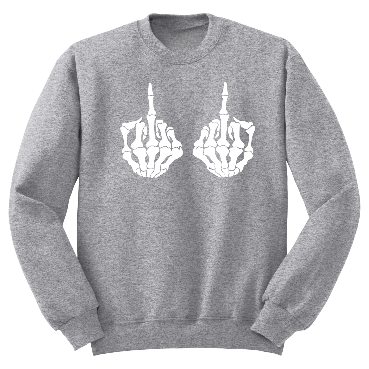 Skull Fingers Crewneck Sweater