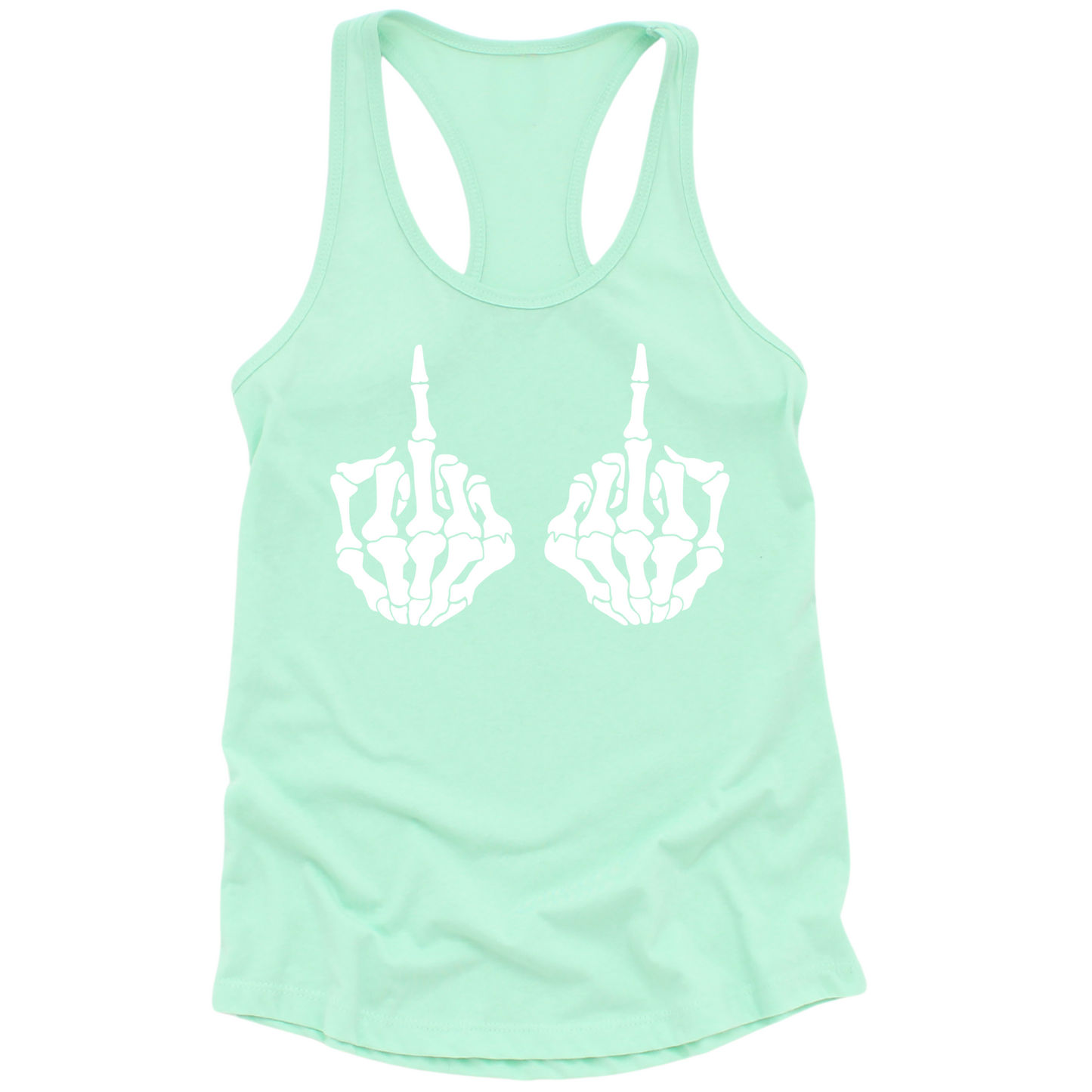 Skull Fingers Womens Tank Top