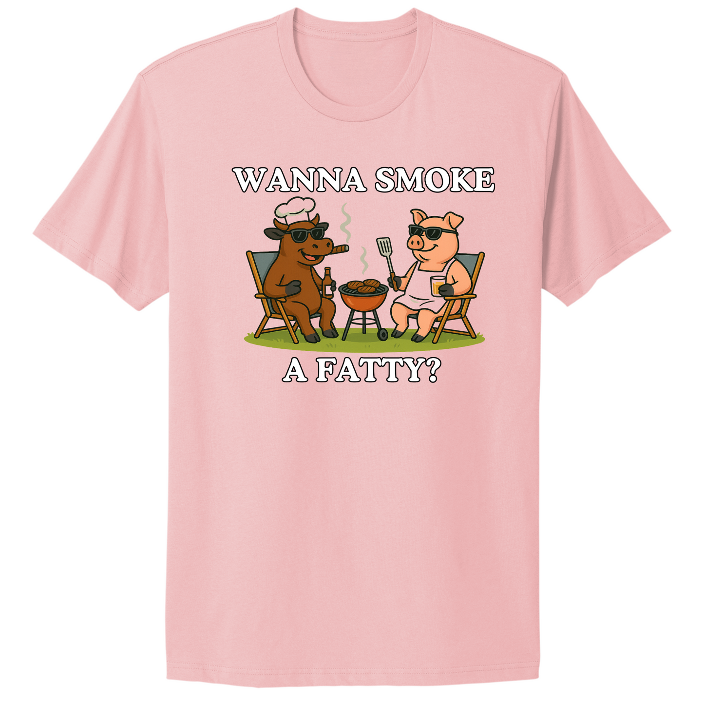 Wanna Smoke A Fatty T-shirt