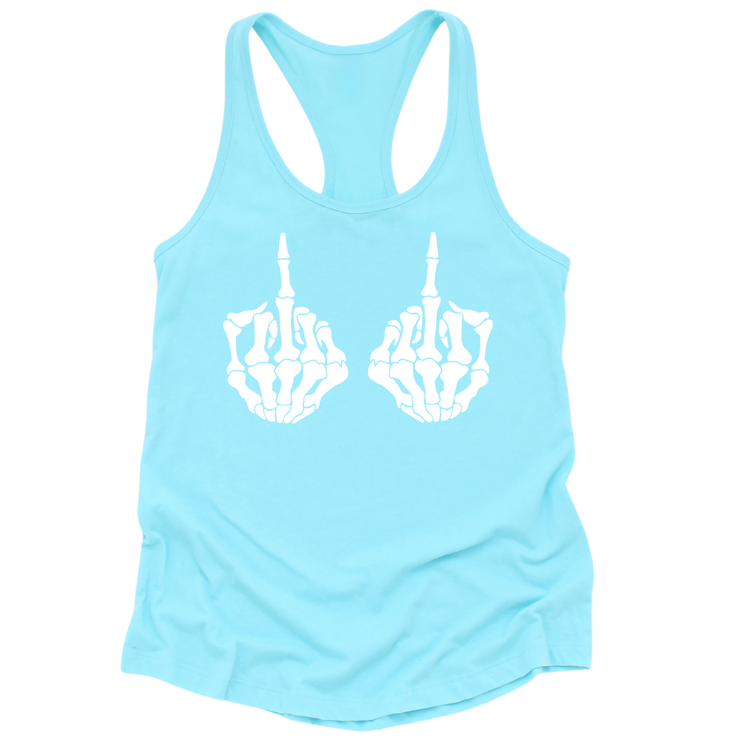 Skull Fingers Womens Tank Top