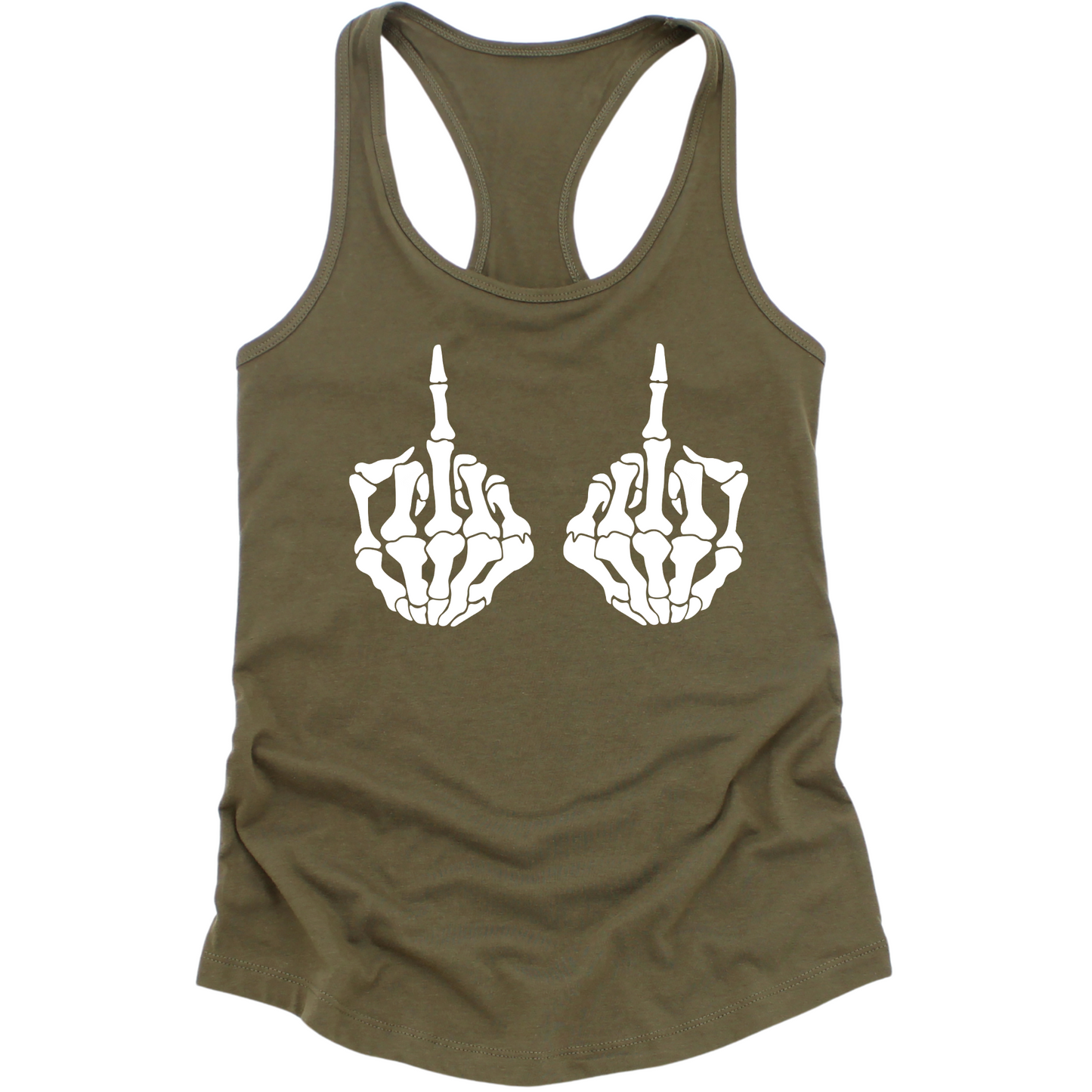 Skull Fingers Womens Tank Top