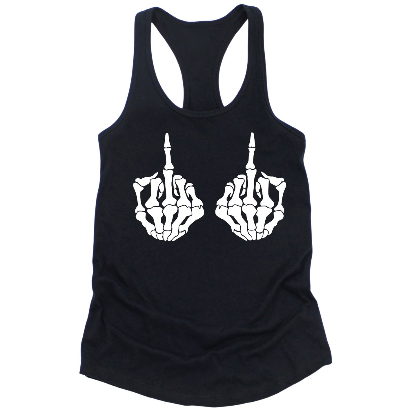 Skull Fingers Womens Tank Top