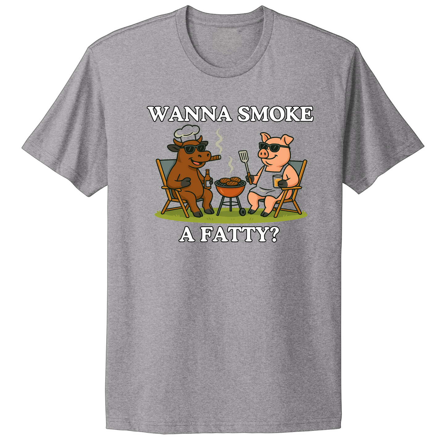 Wanna Smoke A Fatty T-shirt