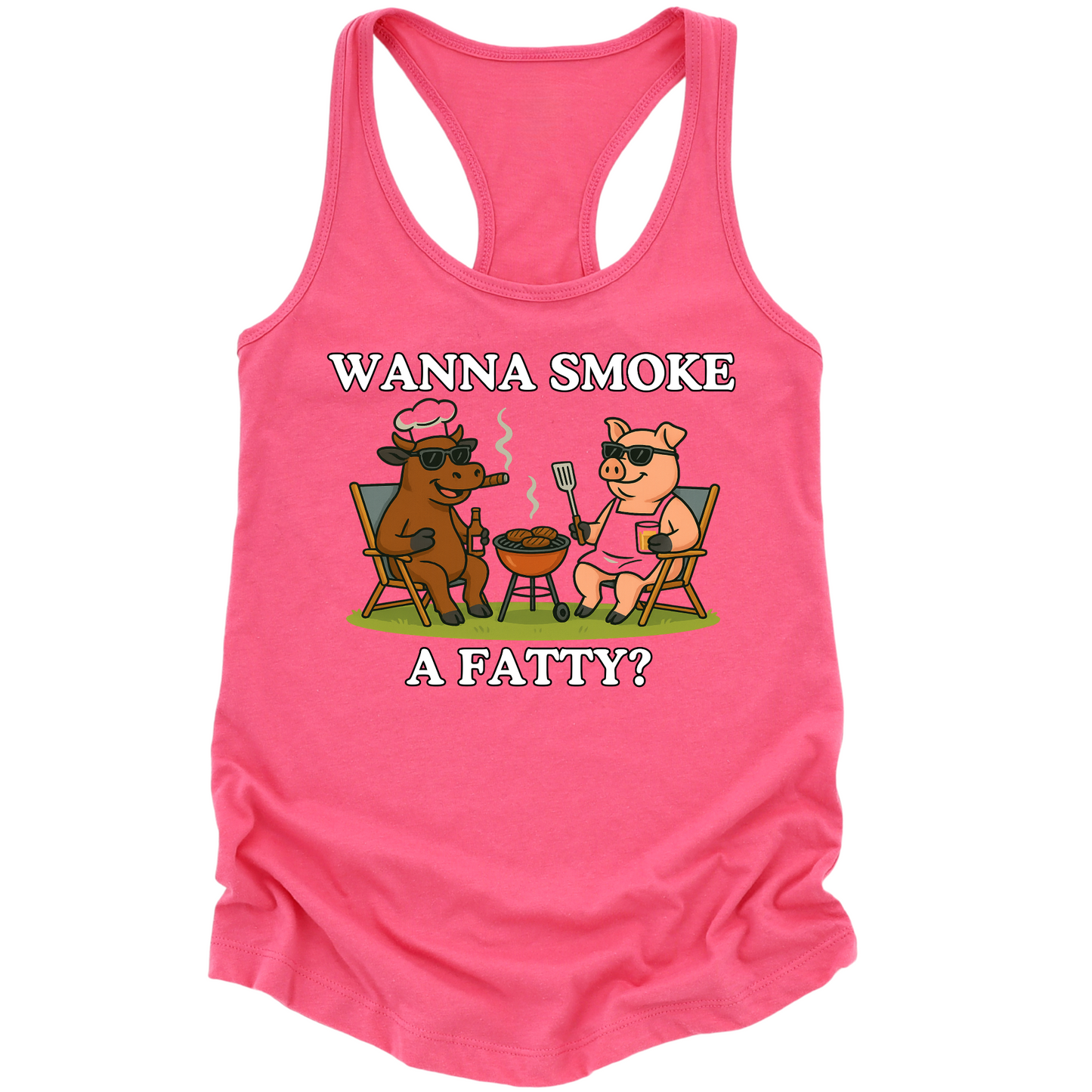 Wanna Smoke A Fatty Womens Tank Top