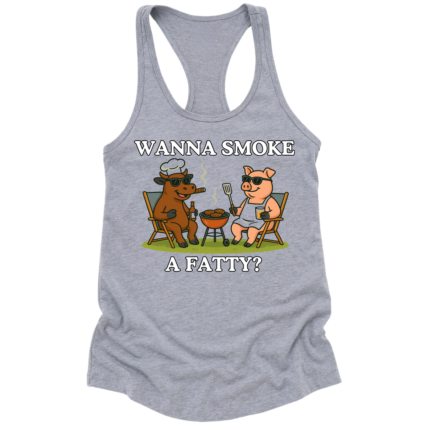 Wanna Smoke A Fatty Womens Tank Top