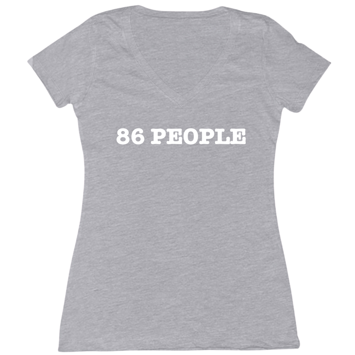 86 People Womens V-Neck Tee