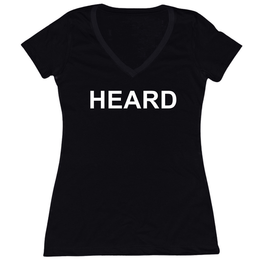 Heard Womens V-Neck Tee