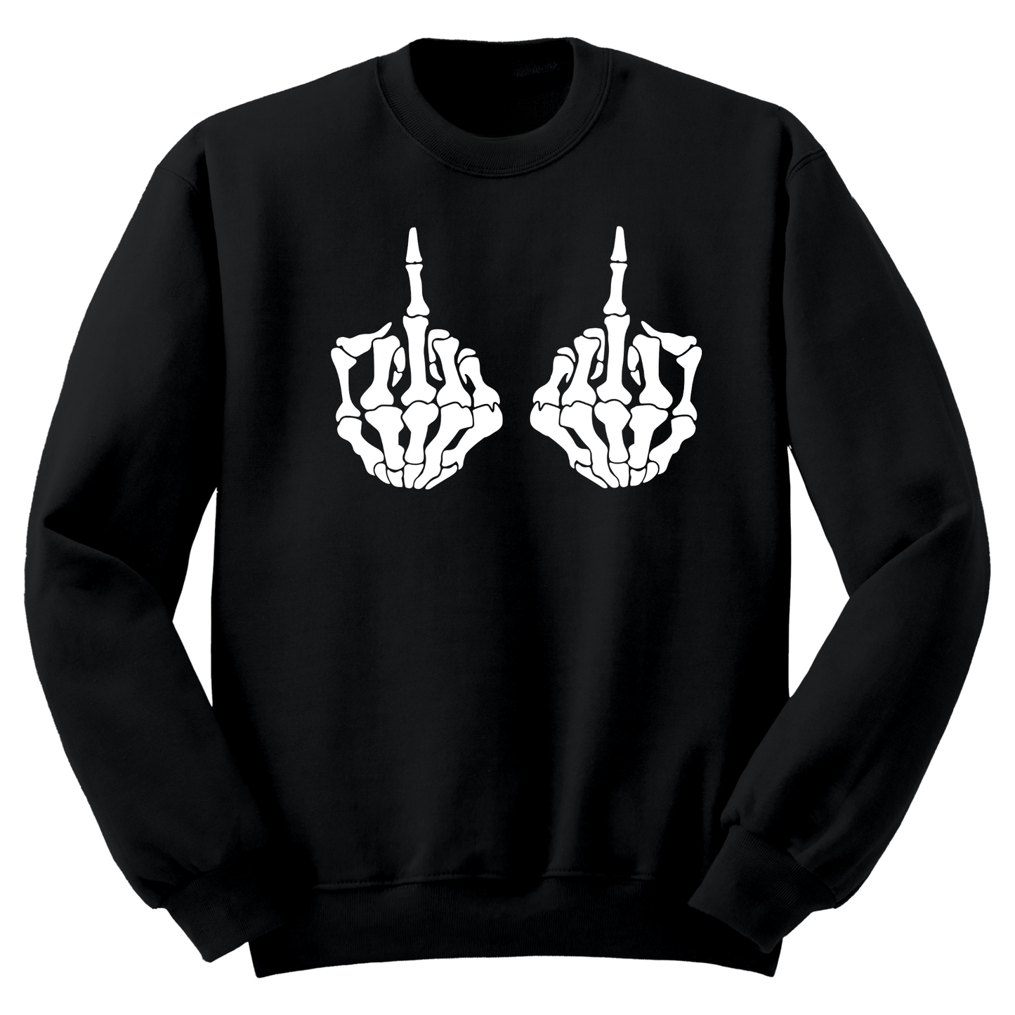 Skull Fingers Crewneck Sweater