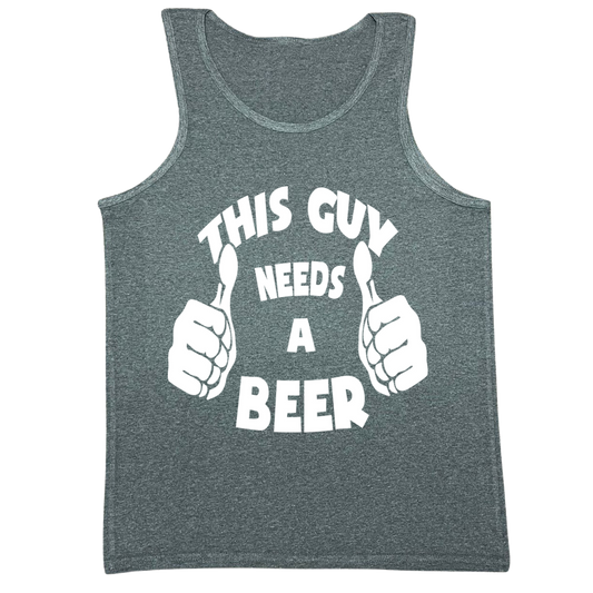 This Guy Needs A Beer Mens Tank Top