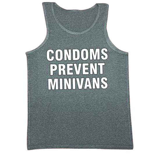 Condoms Prevent Minivans Mens Tank Top