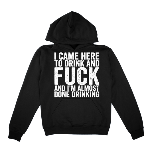 I Came Here To Drink And Fuck Hoodie