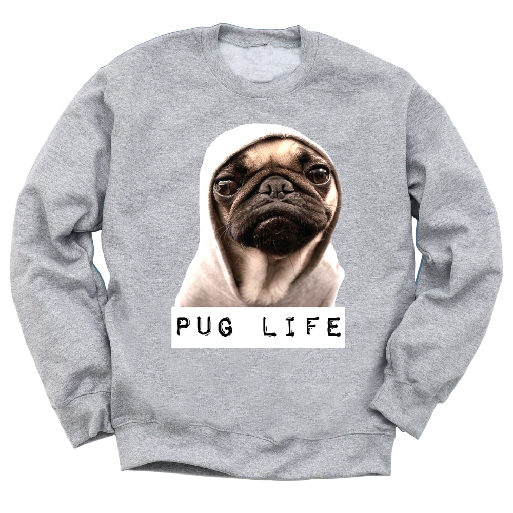 Pug Life Crewneck Sweater