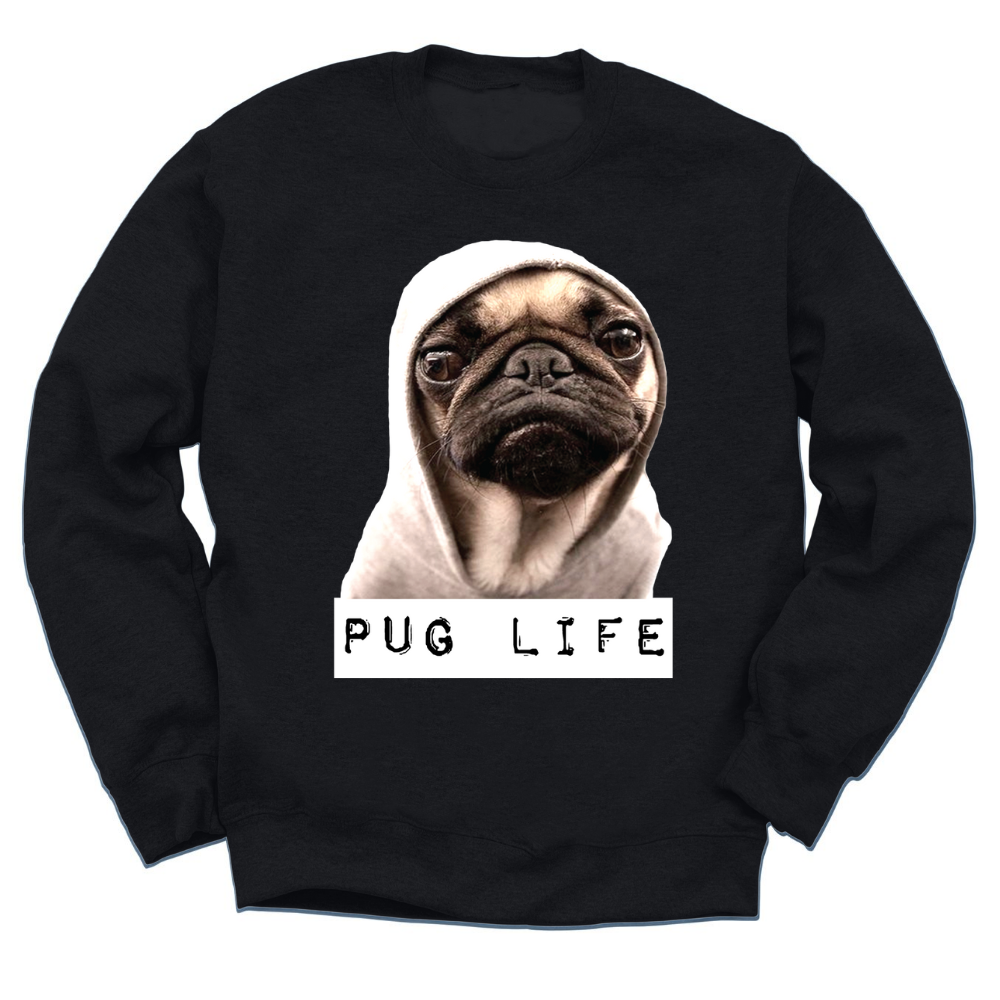Pug Life Crewneck Sweater