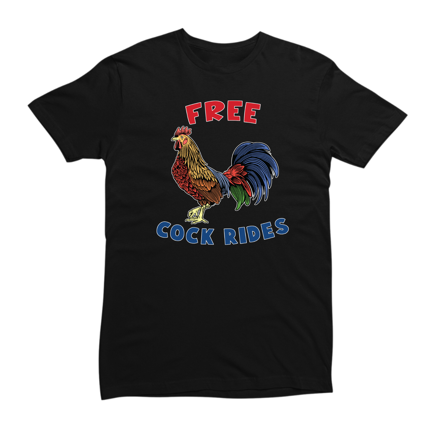 Free Cock Rides Tshirt