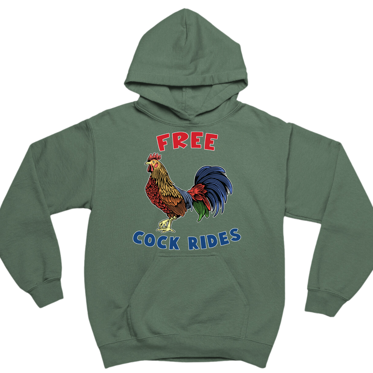 Free Cock Rides Hoodie