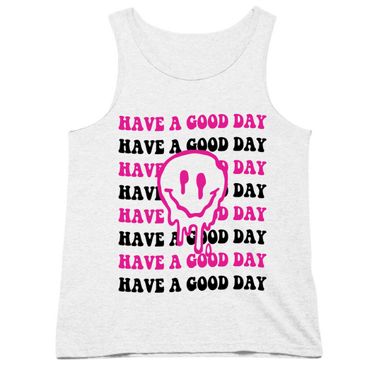 Have A Good Day Smiley Mens Tank Top