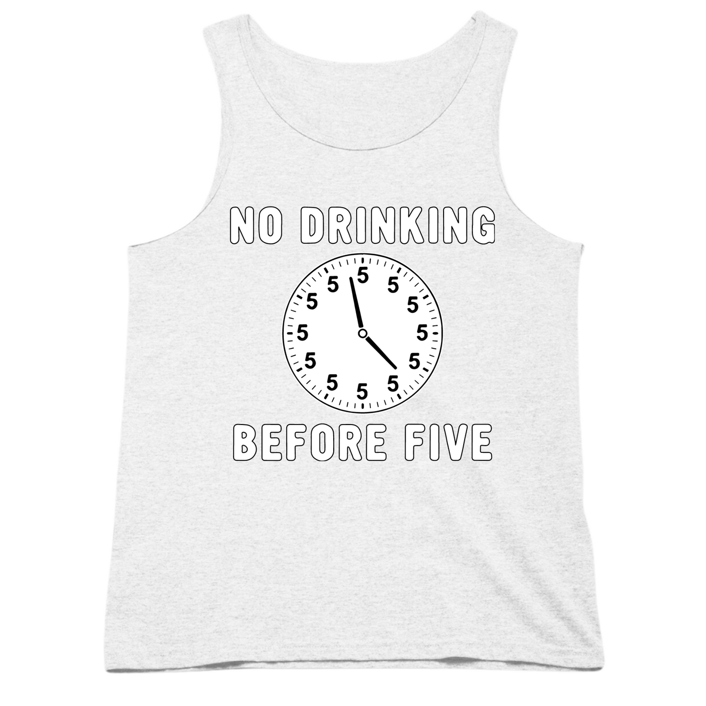 No Drinking Before Five Mens Tank Top